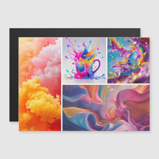 Custom Magnetic Display Card for Paint Businesses (Voorkant / Achterkant)