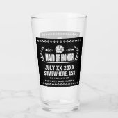 Custom Maid of Honor Glas (Achterkant)