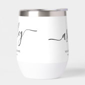 Custom Maid of Honor Script Kalligrafie Naam (Links)