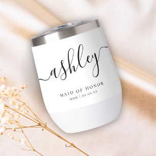 Custom Maid of Honor Script Kalligrafie Naam