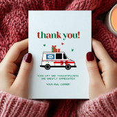 Custom Mail Letter Carrier Dank u kaart
