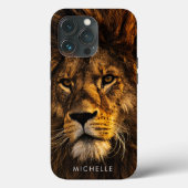 Custom Majestic Lion Case-Mate iPhone Case (Achterkant)