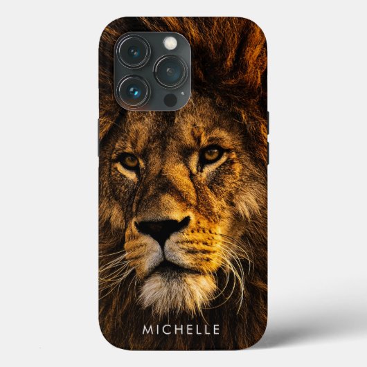 Custom Majestic Lion Case-Mate iPhone Case (Achterkant)