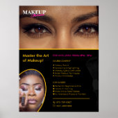 Custom Make Up Artist Poster (Voorkant)