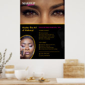 Custom Make Up Artist Poster (Keuken)
