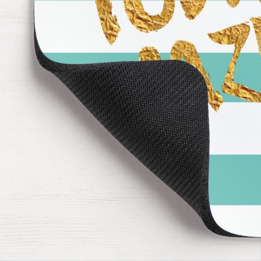 Custom Make Vandaag Verbazingwekkend Licht Blauwgr Muismat (Hoek)