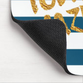 Custom Make Vandaag Verbazingwekkende Marine en Go Muismat (Hoek)