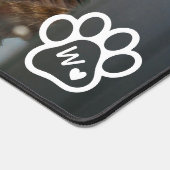 Custom Make Your Own Pet Photo Potrait Monogram Bureaumat (Hoek)