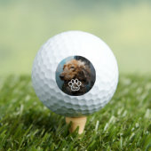 Custom Make Your Own Pet Photo Potrait Monogram Golfballen (Insitu Shirt)
