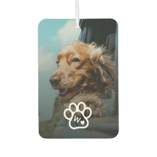 Custom Make Your Own Pet Photo Potrait Monogram Luchtverfrisser