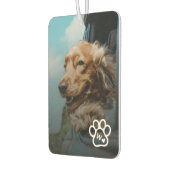 Custom Make Your Own Pet Photo Potrait Monogram Luchtverfrisser (Links)