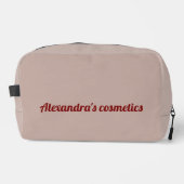 Custom Makeup & Cosmetic Bag – Name Gift Toilettasje (Voorkant)