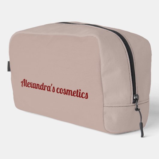 Custom Makeup & Cosmetic Bag – Name Gift Toilettasje (Rechterhoek)