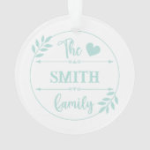 Custom Maldives Family Vacation Ornament (achterkant)
