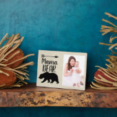 Custom Mama Beer Burlap Photo Lijst Plaque Fotoplaat (Zijkant)