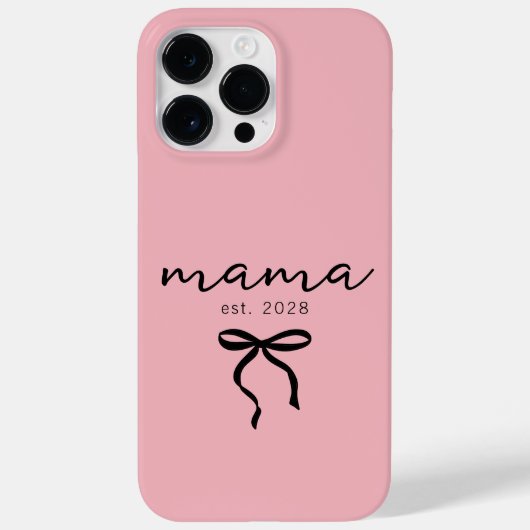 Custom Mama Case Gift for New Moms & Mothers Day (Achterkant)