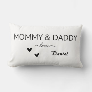 Custom Mama & Daddy Love Kussen
