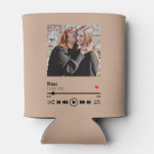 Custom Mama I love you Moederdag Blikjeskoeler (Achterkant)