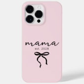 Custom Mama Pink Phone Cover Gift for New Moms (Achterkant)