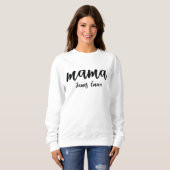 Custom Mama Sweatshirt met Kinder naam, Personalis (Voorkant volledig)
