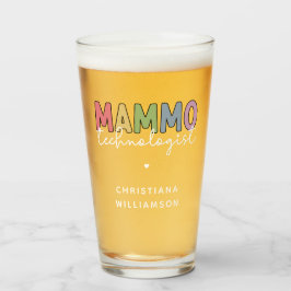 Custom Mammo Technologist Mammography Tech Gifts Glas