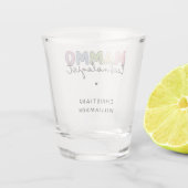 Custom Mammo Technologist Mammography Tech Gifts Shot Glas (Achterkant)