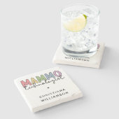 Custom Mammo Technologist Mammography Tech Gifts Stenen Onderzetter (Zijkant)