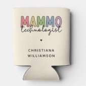 Custom Mammo Technoloog Mammography Tech Blikjeskoeler (Achterkant)