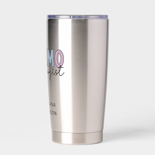 Custom Mammo Technoloog Mammography Tech Geïsoleerde Drinkbeker (Achterkant)