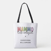 Custom Mammo Technoloog Mammography Tech Gift Tote Bag (Achterkant)