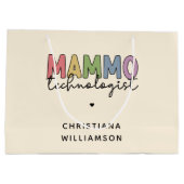 Custom Mammo Technoloog Mammography Tech Groot Cadeauzakje (Achterkant)
