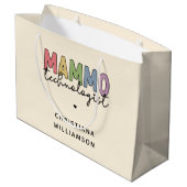 Custom Mammo Technoloog Mammography Tech Groot Cadeauzakje (Achterkant Gekanteld)