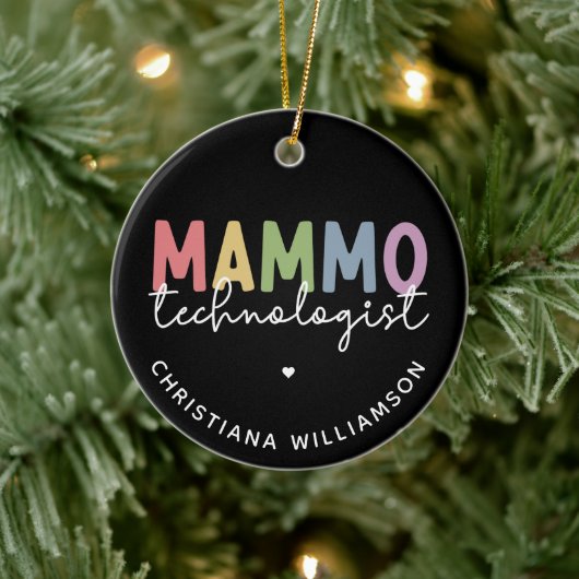 Custom Mammo Technoloog Mammography Tech Keramisch Ornament (Boom)