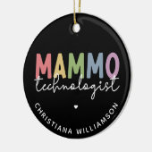 Custom Mammo Technoloog Mammography Tech Keramisch Ornament (Links)