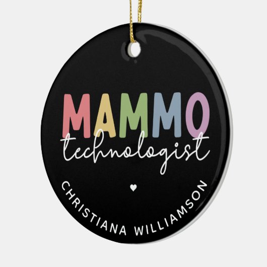 Custom Mammo Technoloog Mammography Tech Keramisch Ornament (Links)