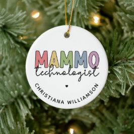 Custom Mammo Technoloog Mammography Tech Keramisch Ornament