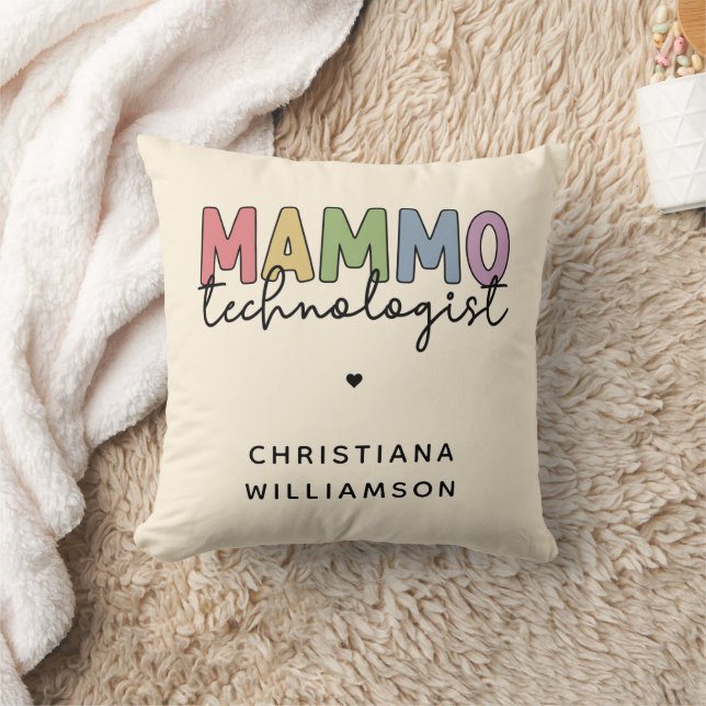 Custom Mammo Technoloog Mammography Tech Kussen (Deken)