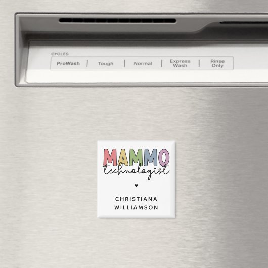 Custom Mammo Technoloog Mammography Tech Magneet (Insitu (Vaatwasser))