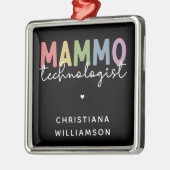 Custom Mammo Technoloog Mammography Tech Metalen Ornament (Links)