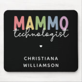 Custom Mammo Technoloog Mammography Tech Muismat (Voorkant)