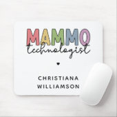 Custom Mammo Technoloog Mammography Tech Muismat (Met muis)