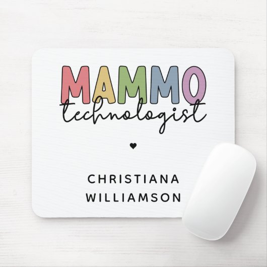 Custom Mammo Technoloog Mammography Tech Muismat (Met muis)