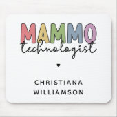 Custom Mammo Technoloog Mammography Tech Muismat (Voorkant)