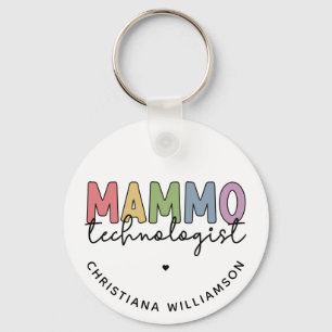 Custom Mammo Technoloog Mammography Tech Sleutelhanger