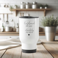 Custom Man & Daddy EST Jaar Gift