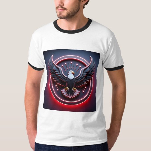 Custom Mannen Tattoo Art T-shirt - Bold, Edgy Desi (Voorkant)