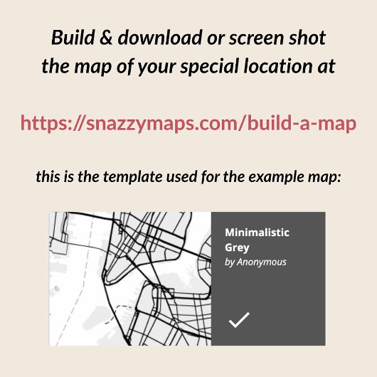 Custom Map "Where We Met" First Date Personalized Zandsteen Onderzetter