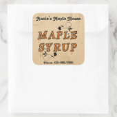 Custom Maple Syrup Business Product Sticker (Tas)