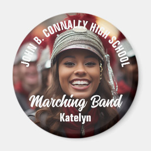 Custom Marching Band Foto High School Spirit Magneet