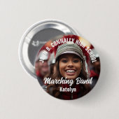 Custom Marching Band Foto High School Spirit Ronde Button 5,7 Cm (Voorkant /achterkant)